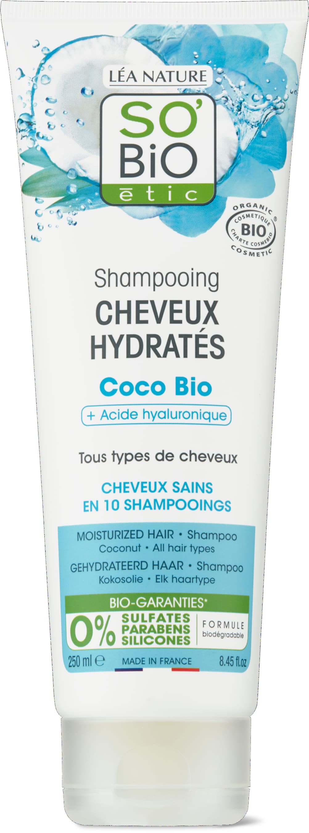 feuchtigkeitsspendendes Shampoo Kokos